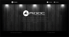 Desktop Screenshot of adocproducciones.com